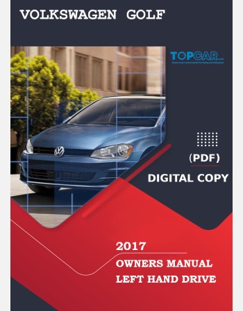 volkswagen golf 2017 owners manual